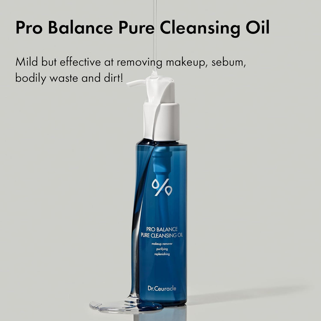 leegeehaam Dr.Ceuracle Pro Balance Pure Cleansing Oil (155 ml / 5.24 fl. oz.) - Mild and Quick Daily Makeup Remover Finished with Hydrating Skincare